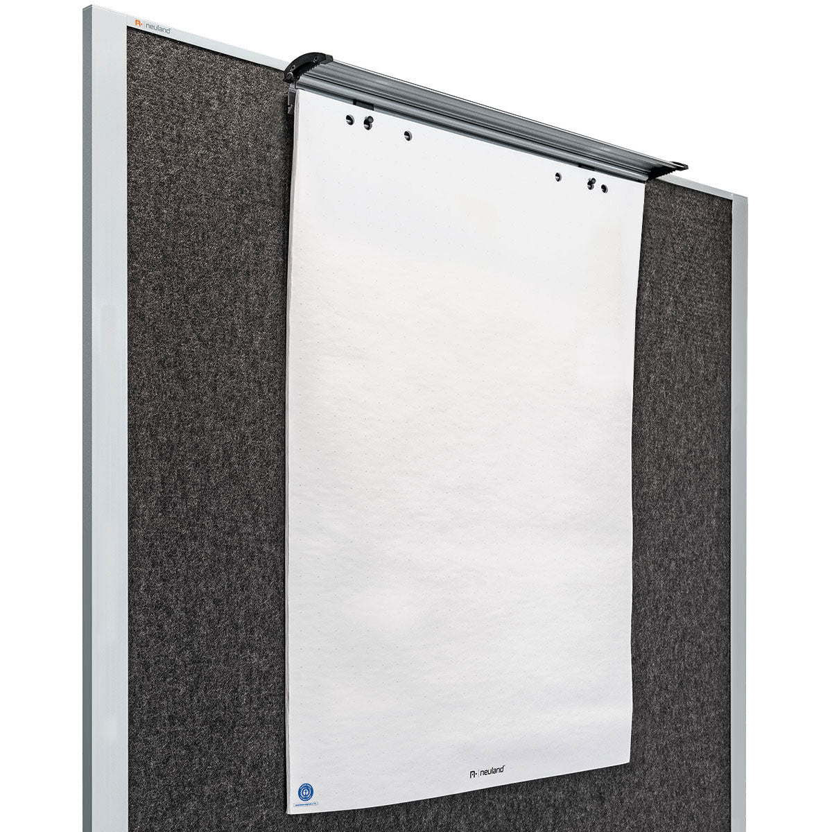 FlipChart Paper Holder for LW and pinGo® Pinboards- s004 silber