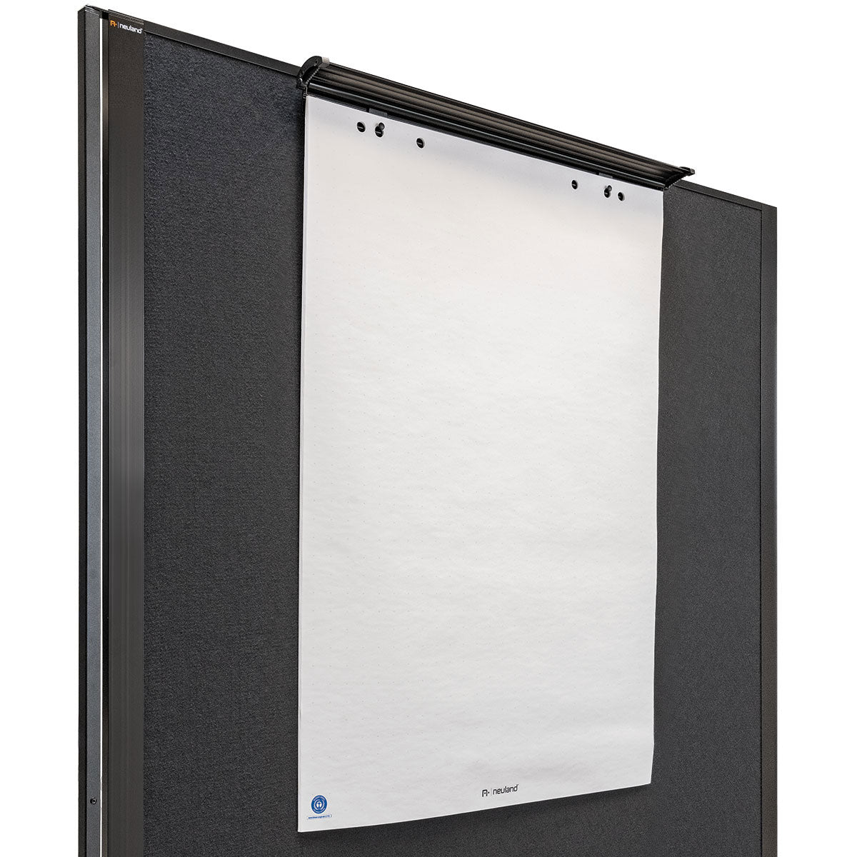 FlipChart Paper Holder for LW and pinGo® Pinboards- s002 mattschwarz