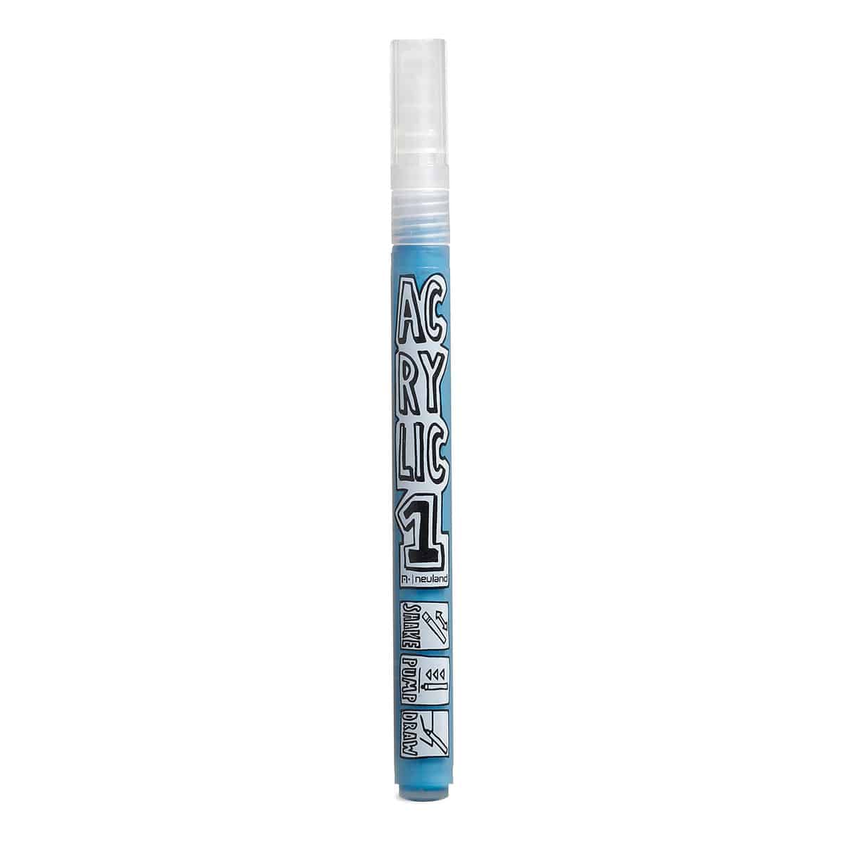 AcrylicOne FINE, round nib 1,5mm – Single Colors- ac529 brillantblau