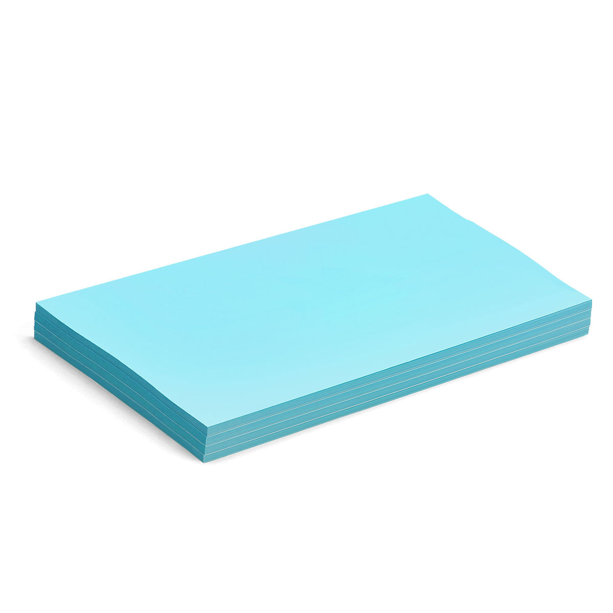 Stick- It Cards, large rectangular, 100 sheets, single colors- 3 blau