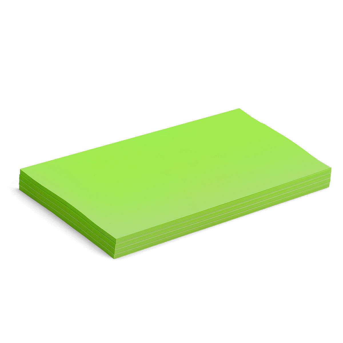 Stick- It Cards, large rectangular, 100 sheets, single colors- 4 grün