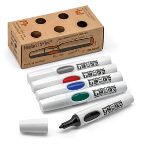 Neuland No.One® R Whiteboard, round nib 2-4 mm, 5/sets