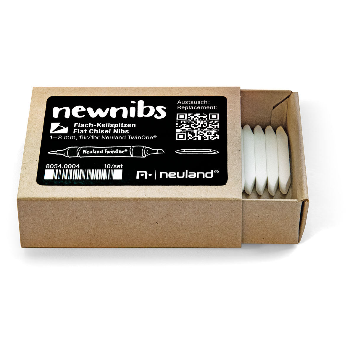 Ersatz-Schreibspitzen für Neuland TwinOne®- flach-keilspitze