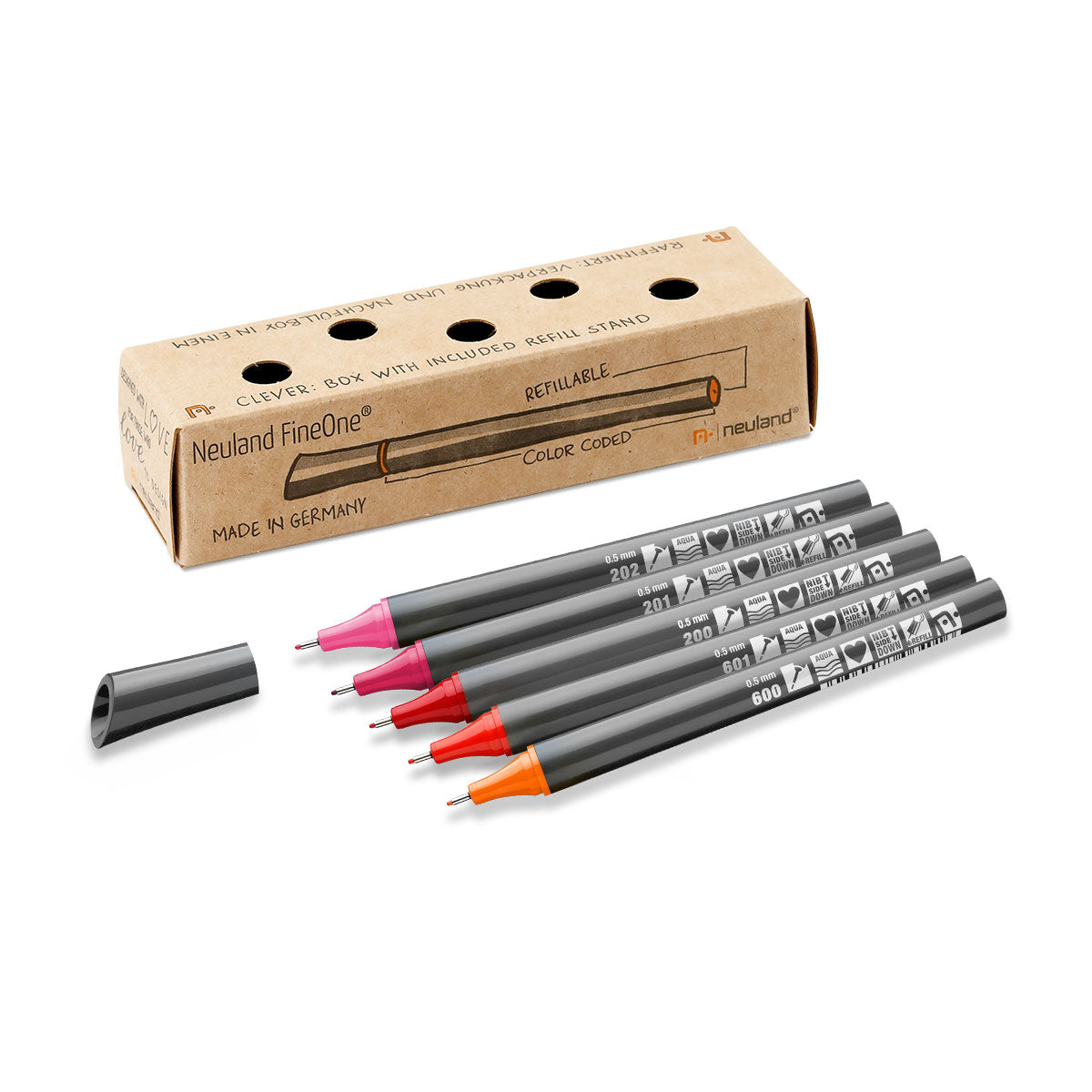 Neuland FineOne® Sketch, 5 / color sets- set no. 8 sweet sunset