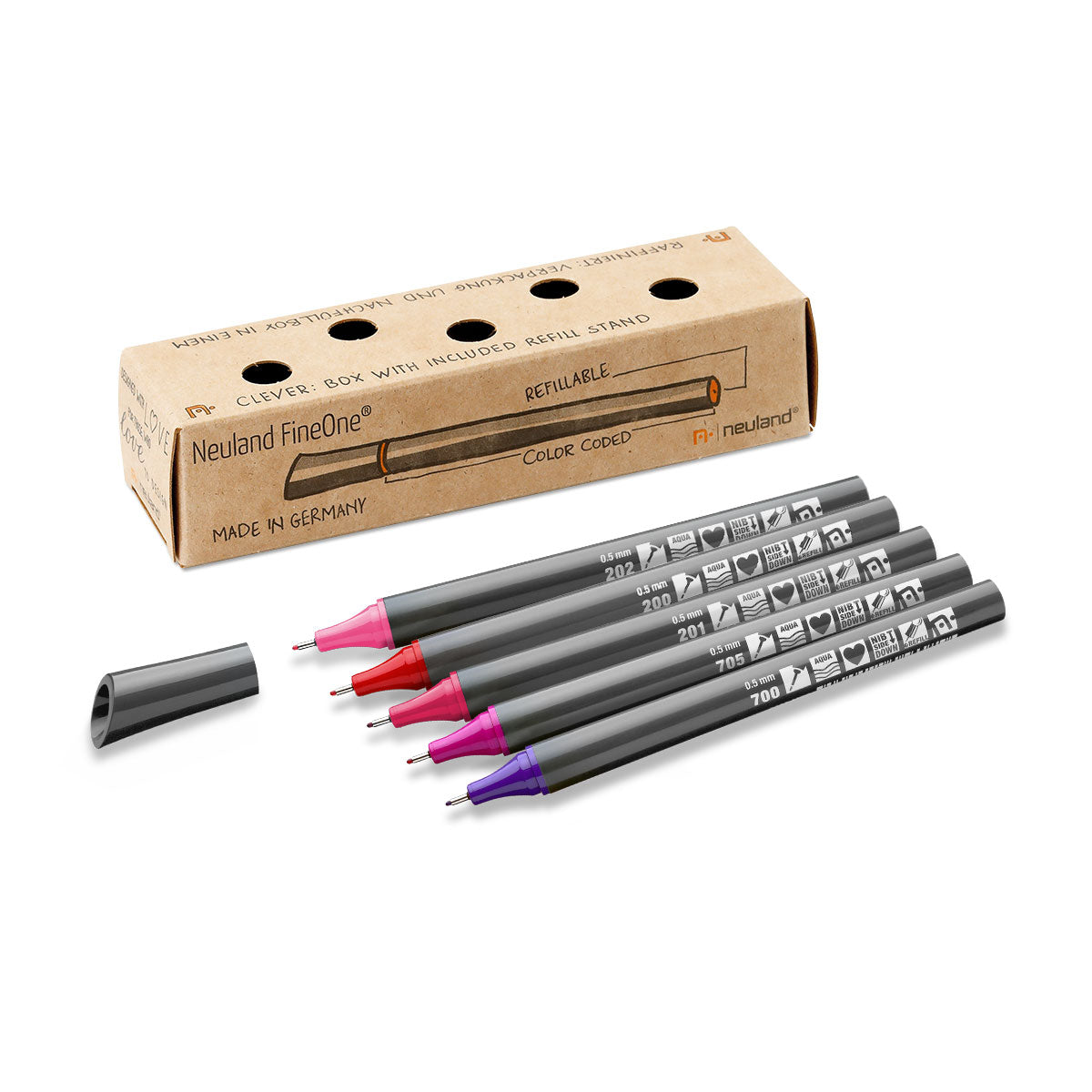 Neuland FineOne® Sketch, 5 / color sets- set no. 13 wild berries