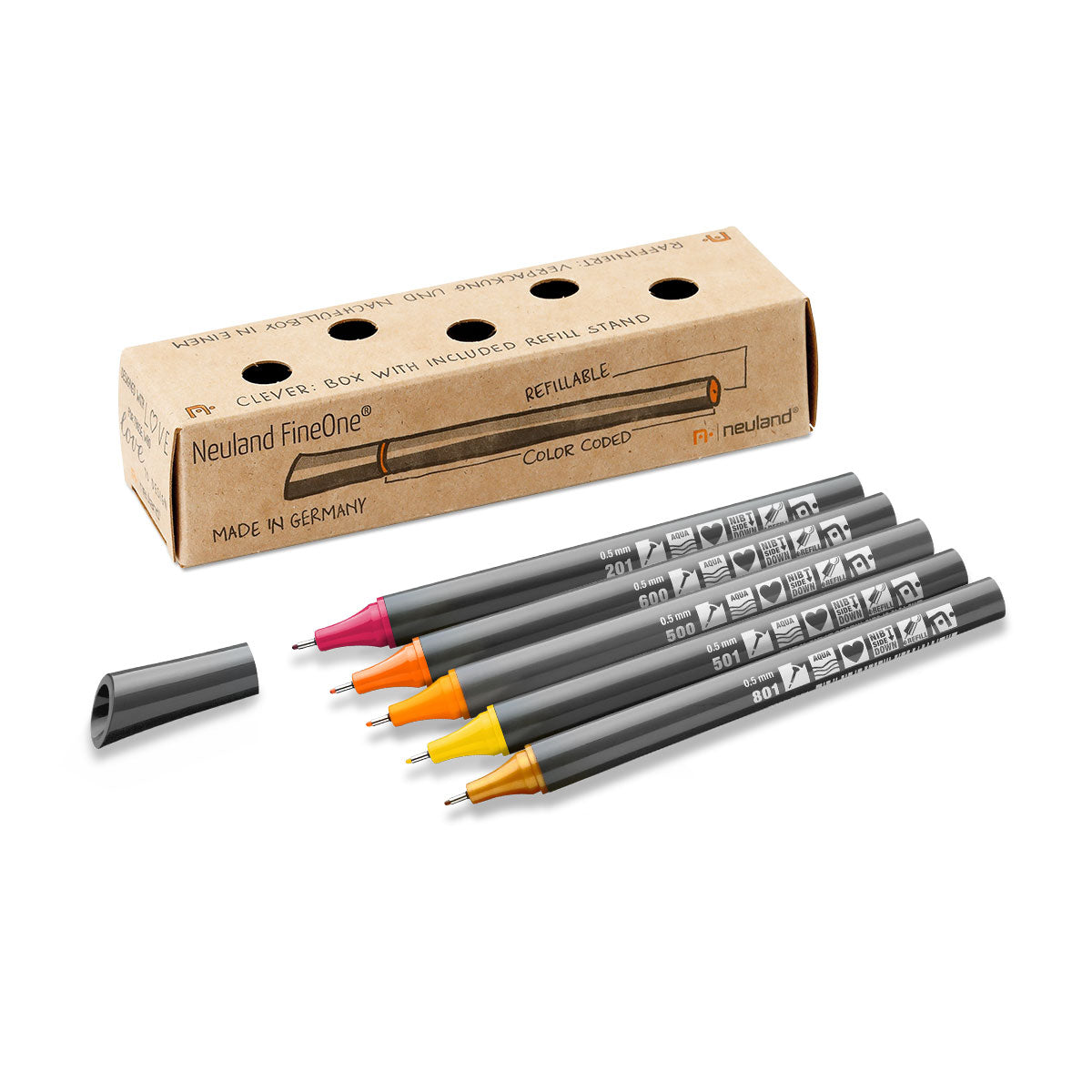 Neuland FineOne® Sketch, 5 / color sets- set no. 17 sunset