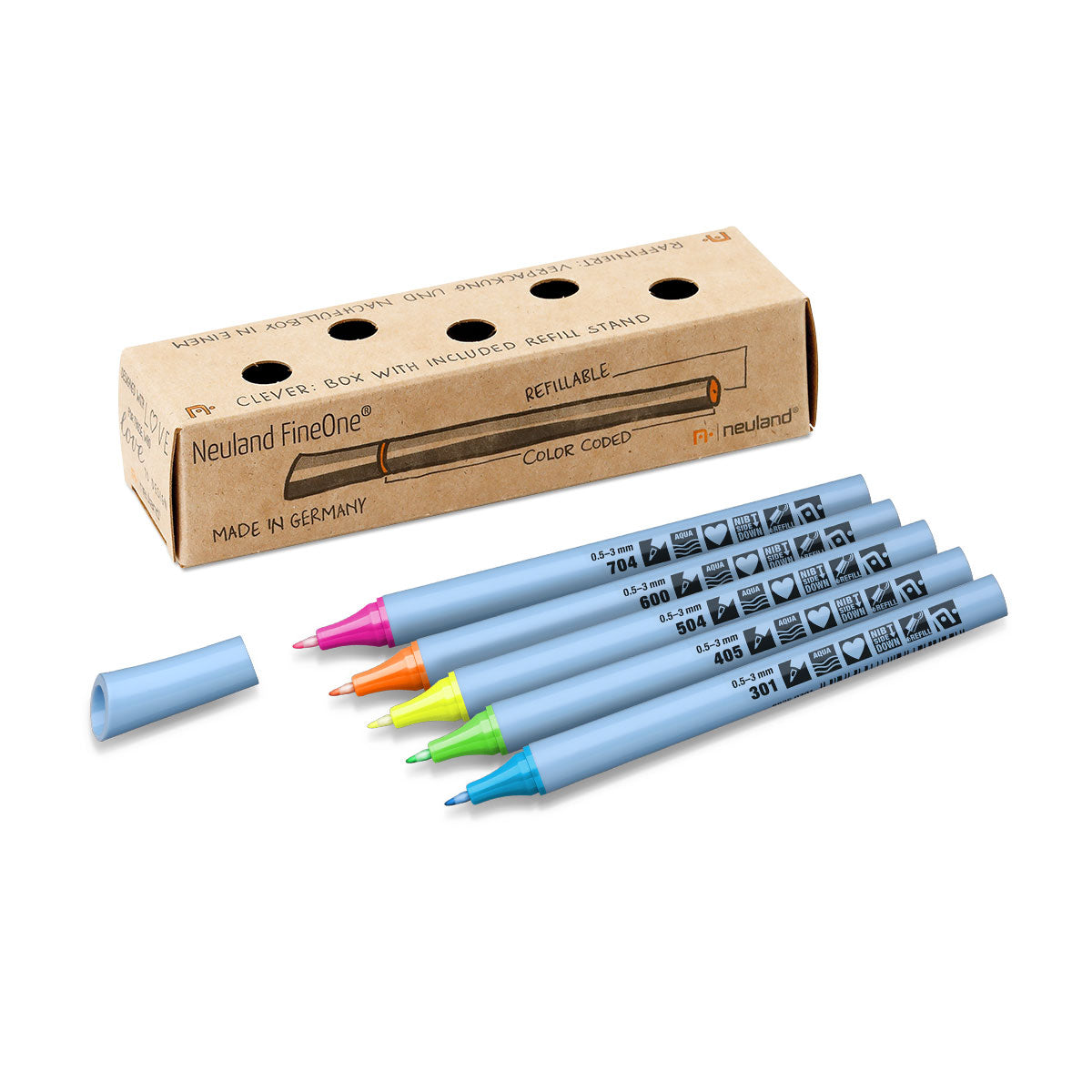 Neuland FineOne® Flex, 5/color sets- set no. 14 ice in the sunshine